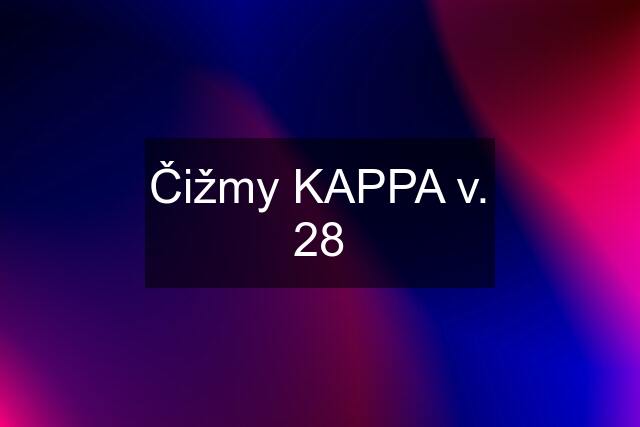 Čižmy KAPPA v. 28