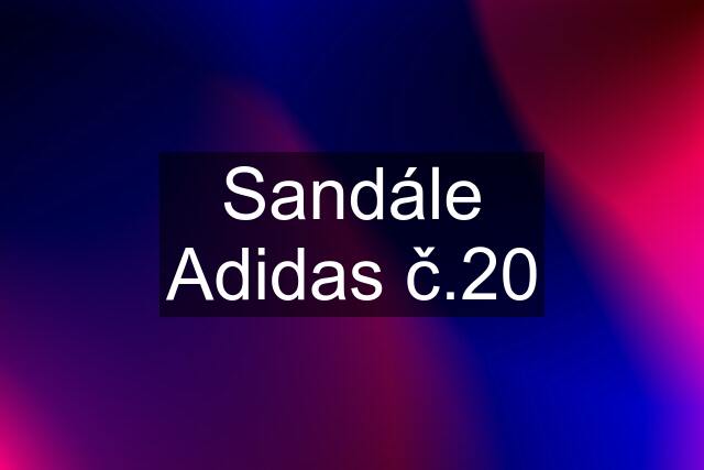 Sandále Adidas č.20