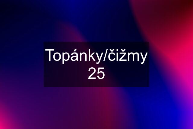 Topánky/čižmy 25