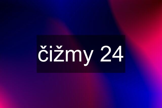 čižmy 24