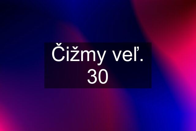 Čižmy veľ. 30