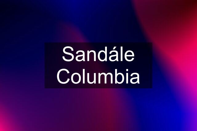 Sandále Columbia