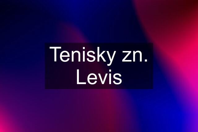 Tenisky zn. Levis