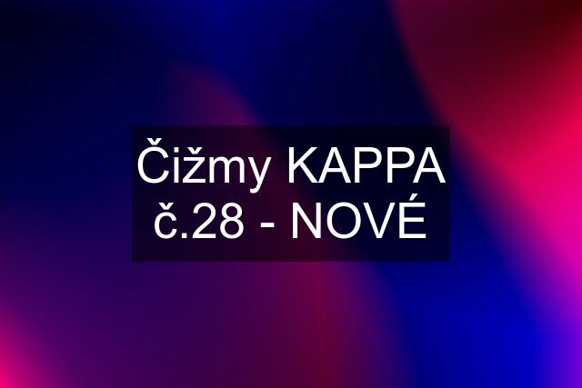 Čižmy KAPPA č.28 - NOVÉ