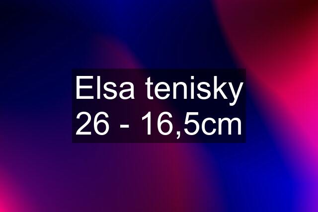 Elsa tenisky 26 - 16,5cm