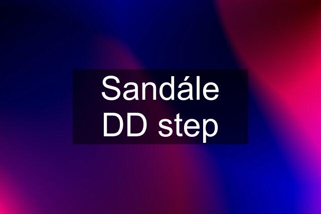 Sandále DD step