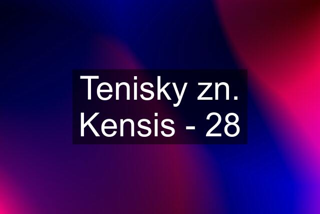 Tenisky zn. Kensis - 28