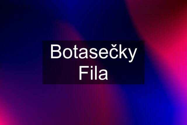 Botasečky Fila