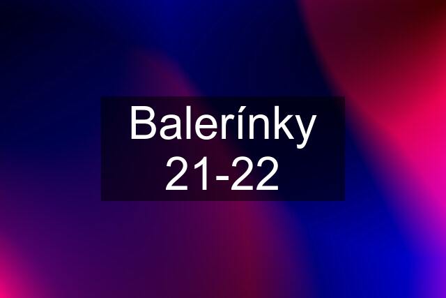 Balerínky 21-22