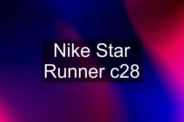Nike Star Runner c28