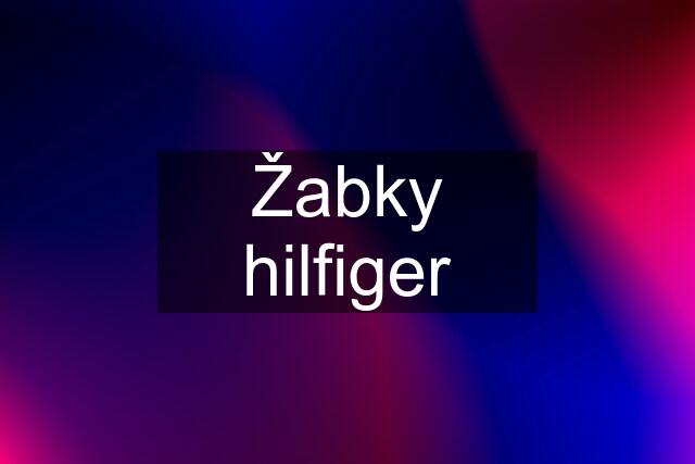 Žabky hilfiger