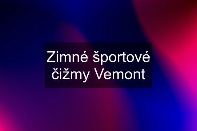 Zimné športové čižmy Vemont