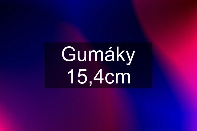 Gumáky 15,4cm