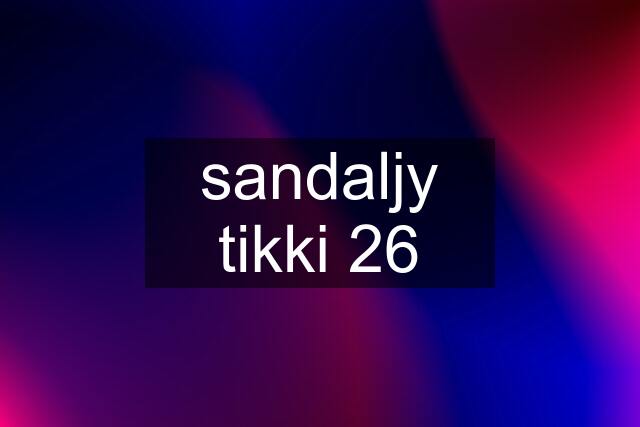 sandaljy tikki 26