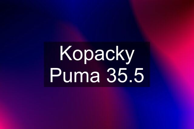 Kopacky Puma 35.5