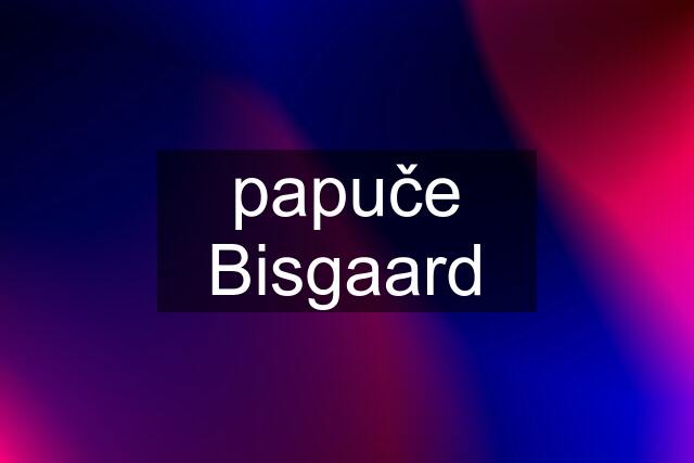 papuče Bisgaard