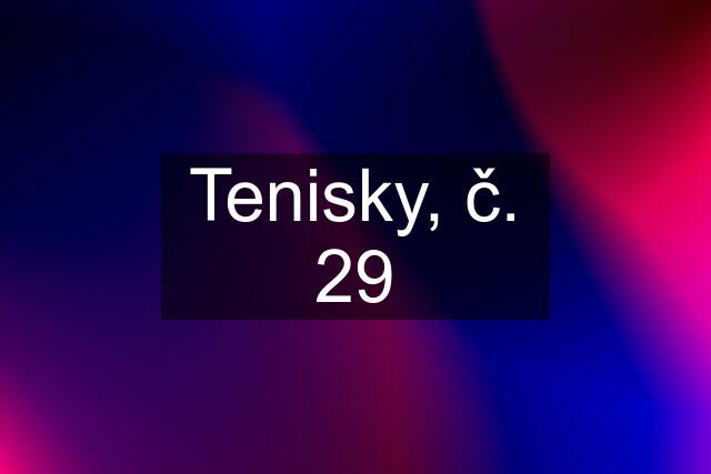 Tenisky, č. 29