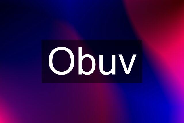 Obuv