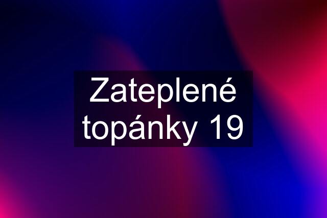 Zateplené topánky 19