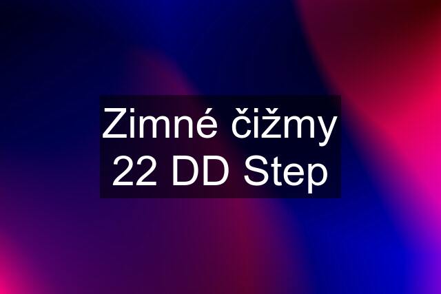 Zimné čižmy 22 DD Step