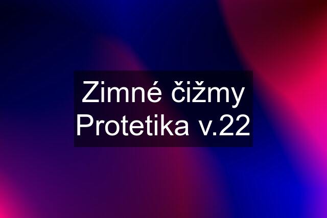 Zimné čižmy Protetika v.22