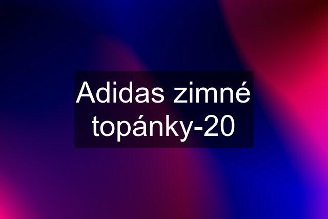 Adidas zimné topánky-20