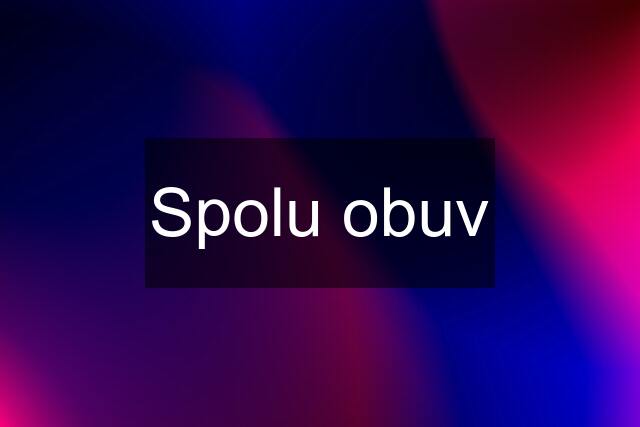 Spolu obuv