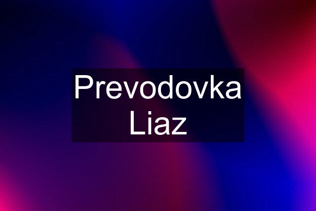 Prevodovka Liaz