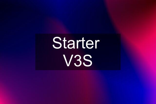 Starter  V3S