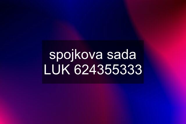 spojkova sada LUK 624355333