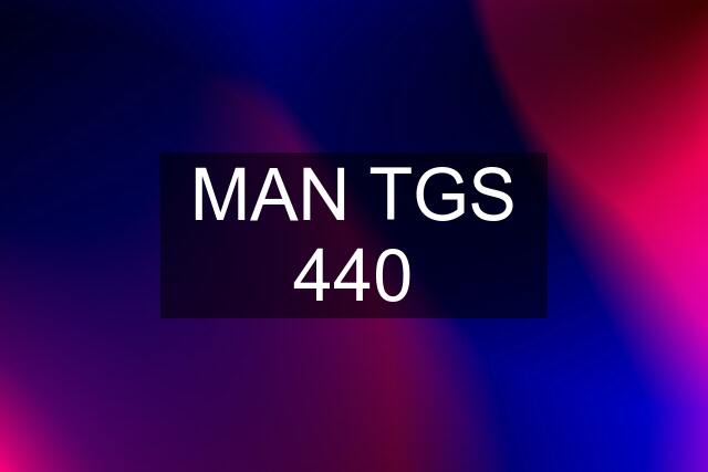 MAN TGS 440