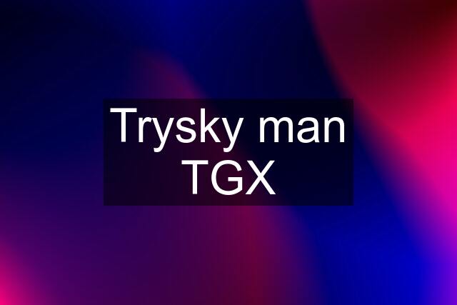 Trysky man TGX