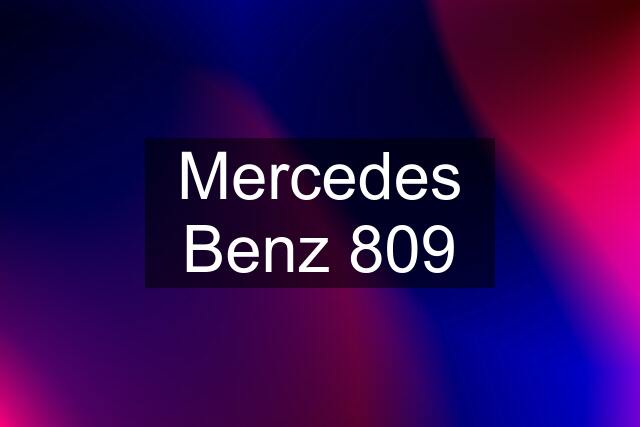 Mercedes Benz 809