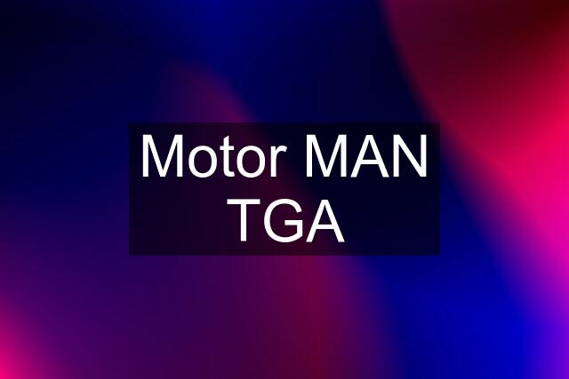 Motor MAN TGA