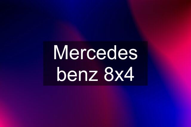 Mercedes benz 8x4