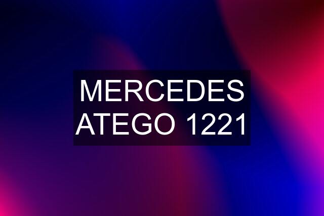 MERCEDES ATEGO 1221