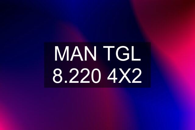 MAN TGL 8.220 4X2