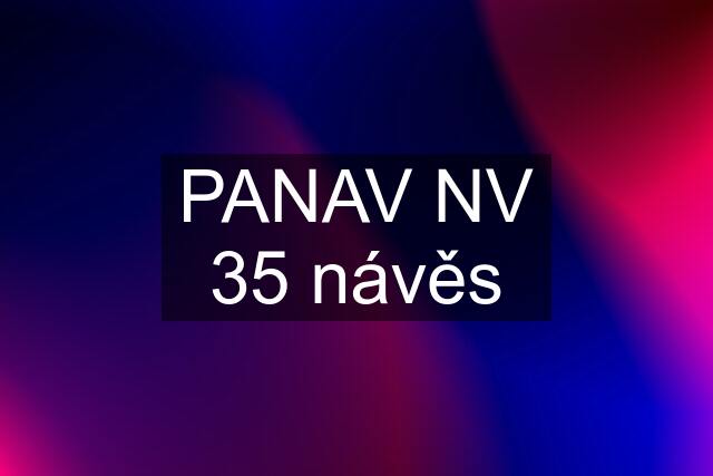 PANAV NV 35 návěs