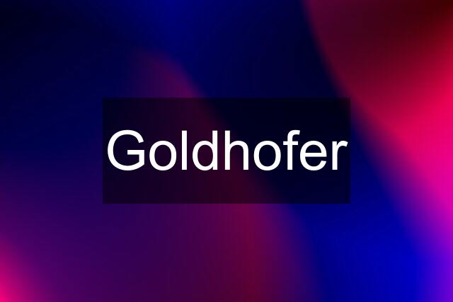 Goldhofer