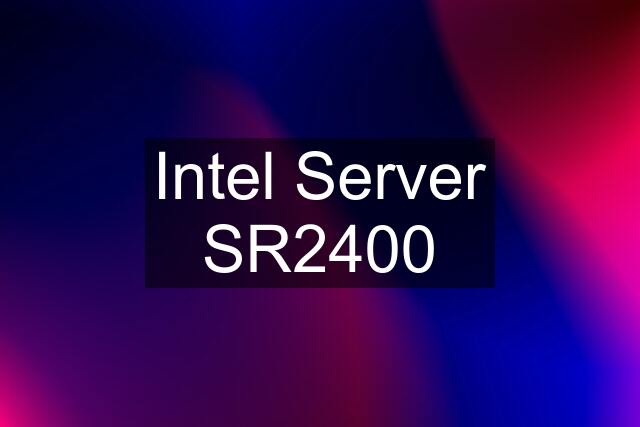 Intel Server SR2400