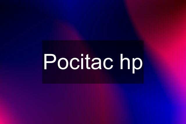 Pocitac hp