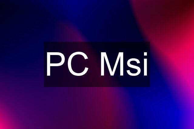 PC Msi