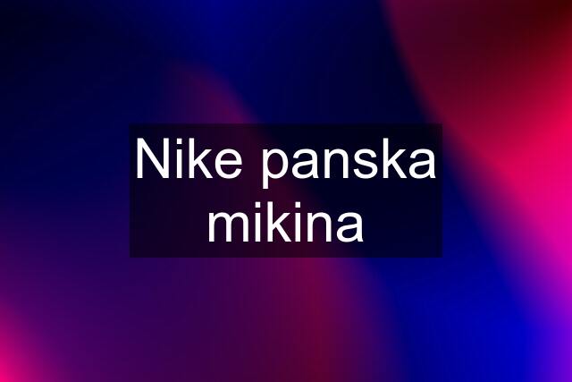 Nike panska mikina