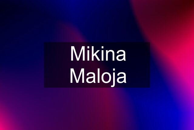 Mikina Maloja