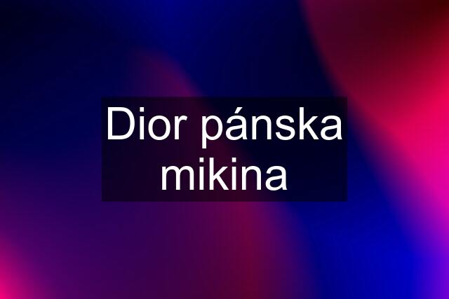 Dior pánska mikina