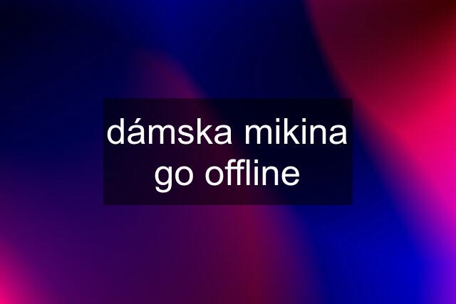 dámska mikina go offline