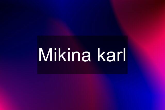 Mikina karl