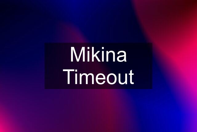 Mikina Timeout