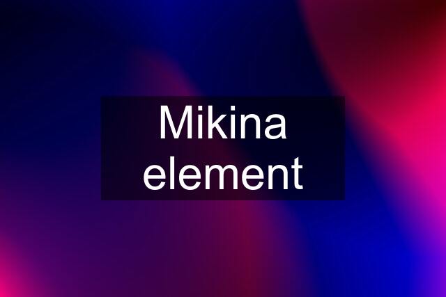 Mikina element