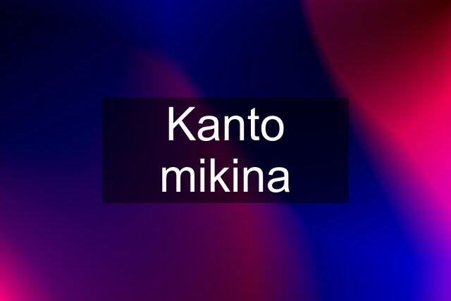 Kanto mikina